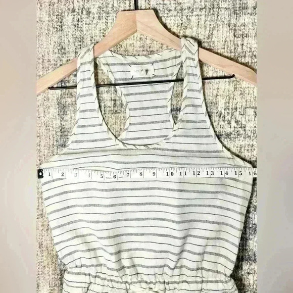 Lou & Grey Linen Blend Striped Dress • Size X-Small - Picture 10 of 12